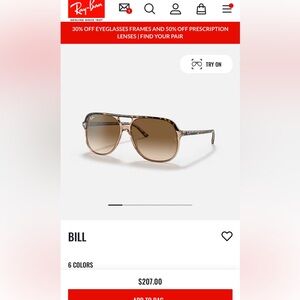 Ray-Ban Bill Sunglasses